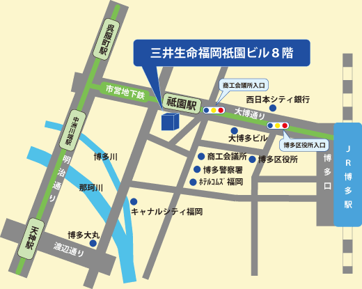 福岡本部詳細マップ
